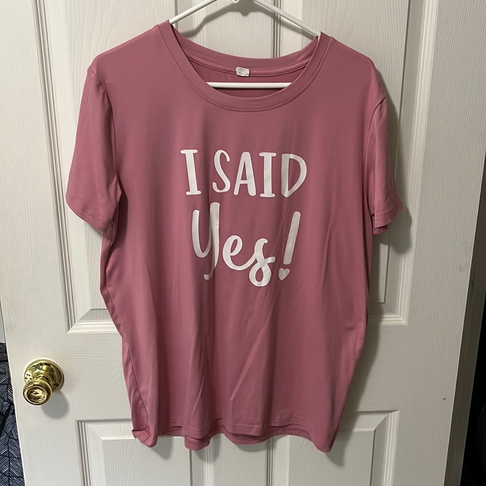 “I said yes”